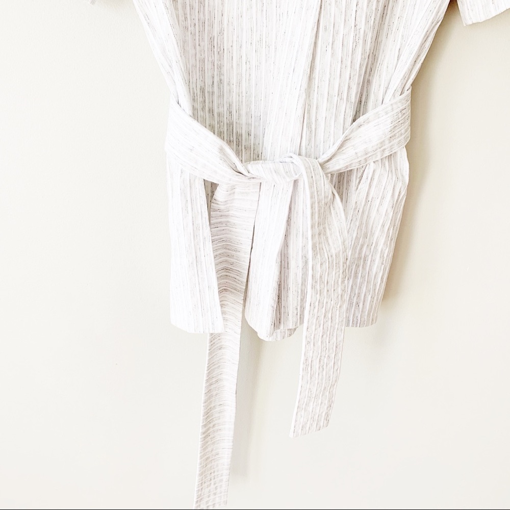 MM Lafleur | Wilma Tie Front Poplin Blouse New - Picture 2 of 4